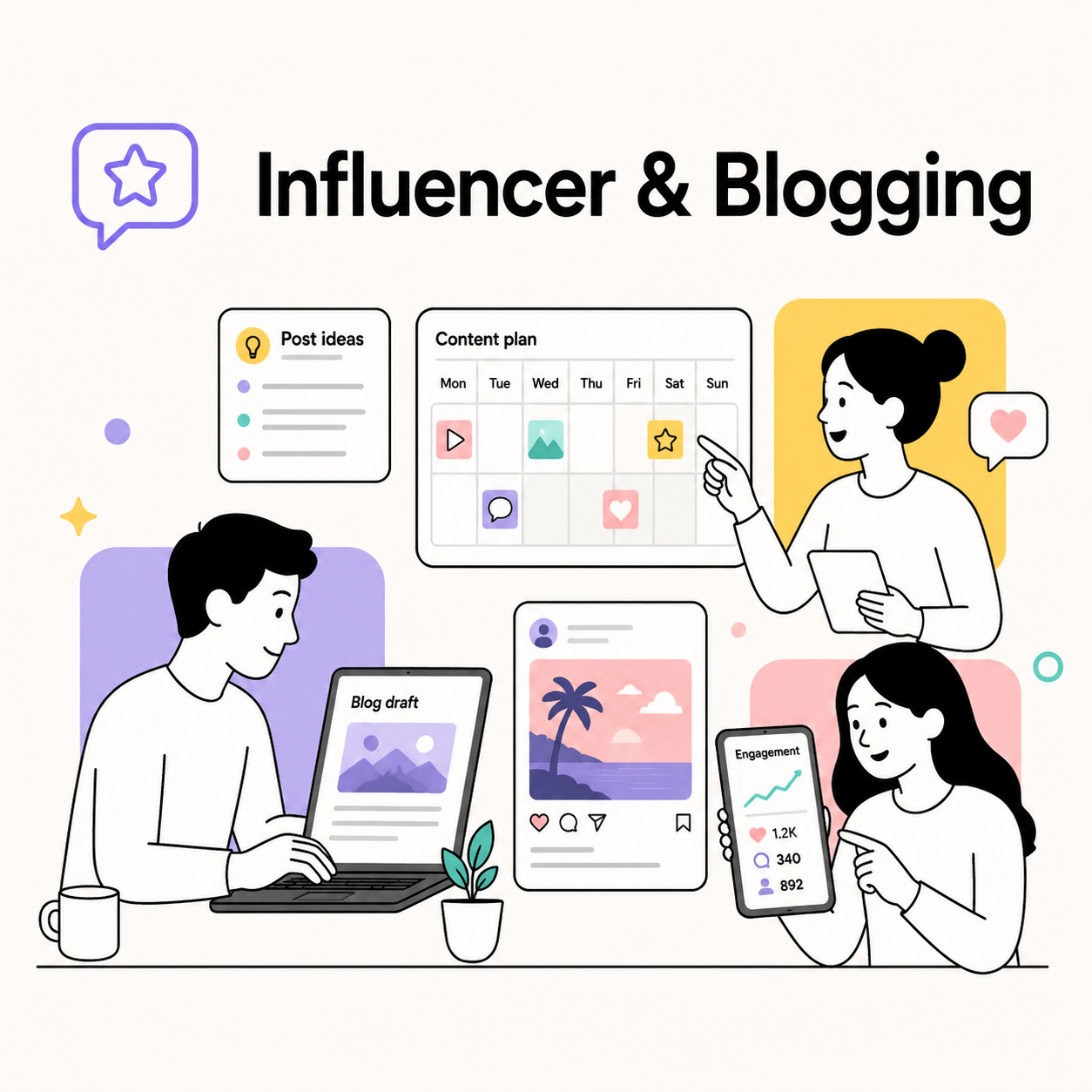 AI Social Influence & Blogging