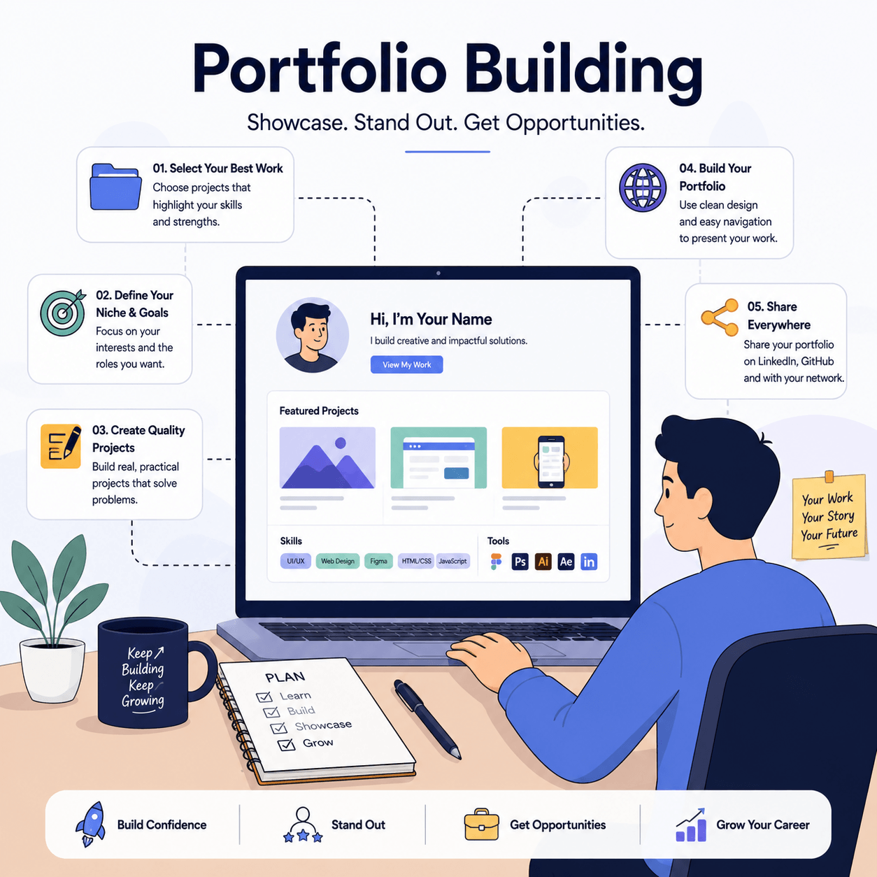 Build a Strong Portfolio with AI